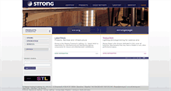Desktop Screenshot of en.strong.es